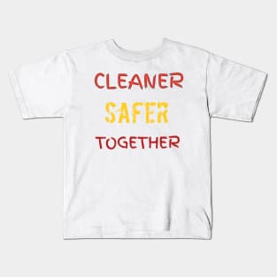 Corona virus cleaner quote Kids T-Shirt